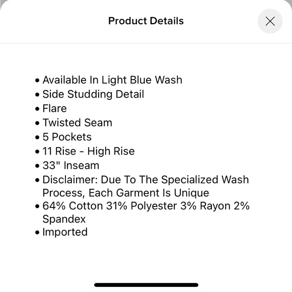 Fashion Nova Flare jeans - Picture 4 of 6